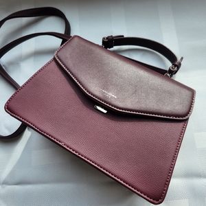 David Jones Paris Plum Purse